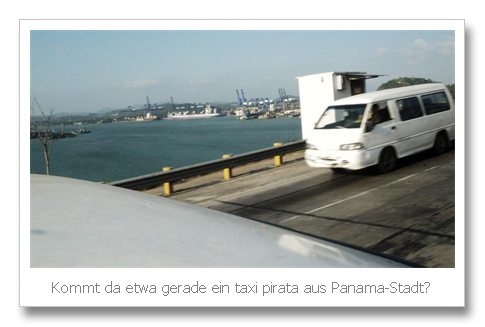 Taxi pirata in Panama